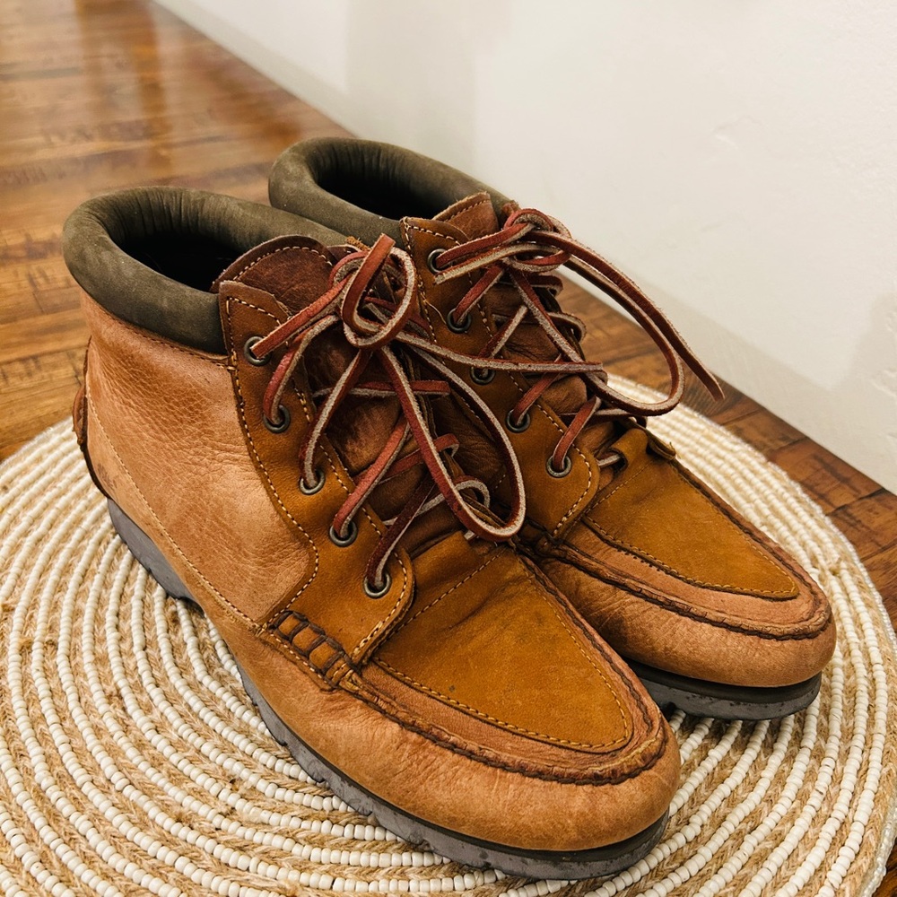 Timberland Leather Moc Toe Chukka Boots